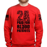 2A Paid For In Blood of Patriots Sweatshirt Style001