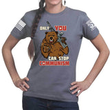Only You Can Stop Communism Ladies T-shirt Style001