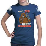 Only You Can Stop Communism Ladies T-shirt Style001