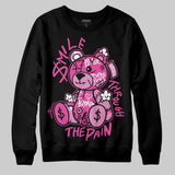 Dunk Low Active Fuchsia DopeSkill Sweatshirt Smile Through The Pain Graphic