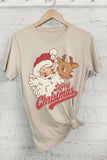 Santa and Rudolph Graphic Tshirts