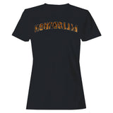 Pittsburgh Tiger Stripe Block Letters Women's T-Shirt