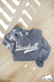 Baseball Puff Mineral Washed Long Sleeve Graphic