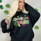 Retro Feeling Lucky Bow Sweatshirt