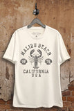 Malibu Beach Lobster Graphic Top