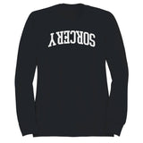 Sorcery Arched Bold White Text Women's Sweatshirt