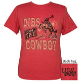Lulu Mac 87- Dibs On the Cowboy Ss- Heather Red