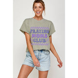 Praying Mama Club Vintage Graphic Crop Top