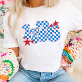USA Graphic Shirt | July 4th Graphic Tee | Gildan