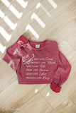 Women of the Bible Mineral Washed Long Sleeve Graphic