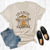Life Is Better By the Campfire Unisex T-shirt, Sweatshirt, Hoodie, Long Sleeve Tee