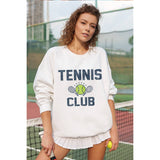 Tennis Club  Vintage Graphic Sweatshirts