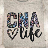 Cna Life Shirt - Cute Cheetah Print For Healthcare Workers