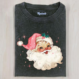 PINK SANTA RETRO CHRISTMAS T-SHIRTSÂ