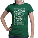 2nd Amendment Whiskey Ladies T-shirt Style001