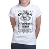 2nd Amendment Whiskey Ladies T-shirt