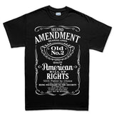 Mens 2nd Amendment Whiskey T-shirt Style001