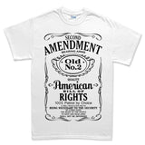 Mens 2nd Amendment Whiskey T-shirt Style001