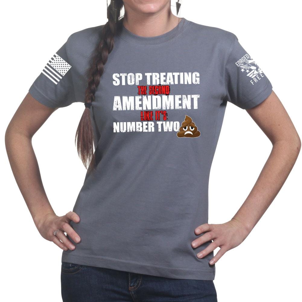 Ladies 2nd Not Number Two T-shirt Style001