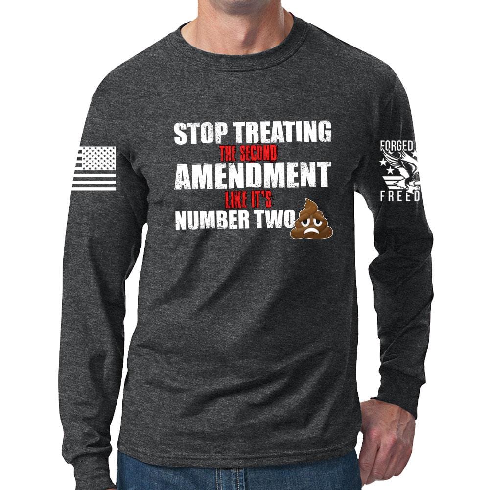 Long 2nd Not Number Two Sleeve T-shirt Style001
