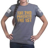 Ladies 2nd Protects The 1st T-shirt Style001