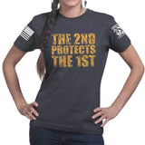 Ladies 2nd Protects The 1st T-shirt Style001