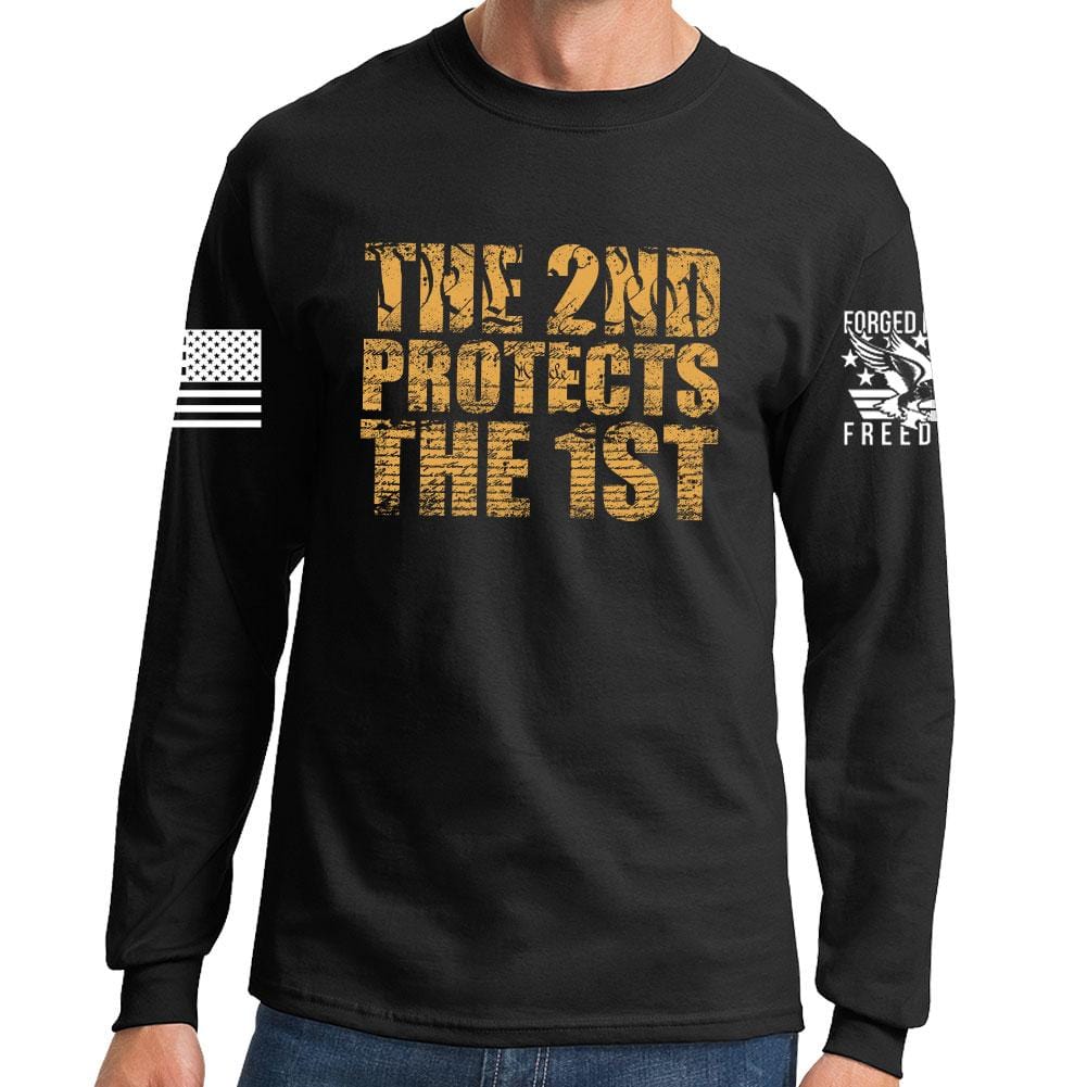 2nd Protects The 1st Long Sleeve T-shirt Style001