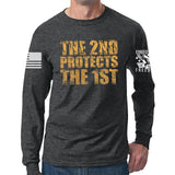2nd Protects The 1st Long Sleeve T-shirt Style001