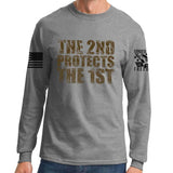 2nd Protects The 1st Long Sleeve T-shirt Style001