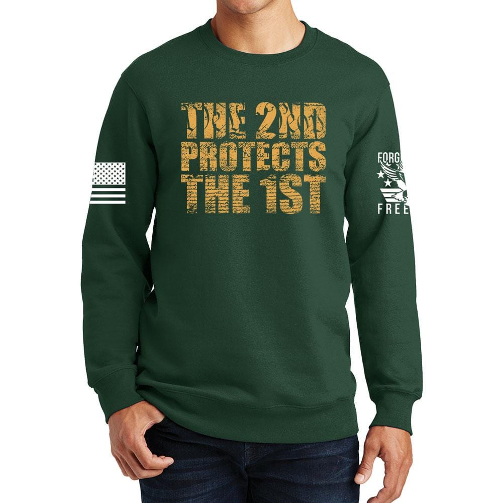 2nd Protects The 1st Sweatshirt Style001