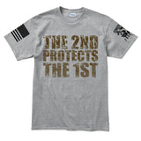 Men's 2nd Protects The 1st T-shirt Style001