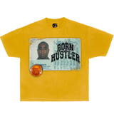 TUPAC Inmate Card Boxy Garment Dyed Shirt Yellow, Black, or White