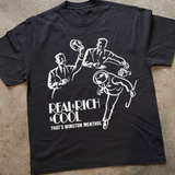 WINSTON MENTHOL 'REAL & RICH & COOL' HEAVY BLACK TEE