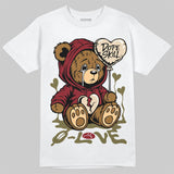 Dunk Dark Team Red/Burgundy Crush DopeSkill T-Shirt Broken Bear Graphic