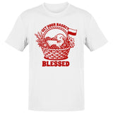 Basket Blessed Easter Lamb Men's T-Shirt