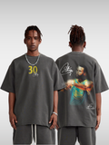 CURRY BLUR BASKETBALL TEE