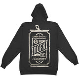 Beer Can Zip Hoodie Zippered Hooded Sweatshirt