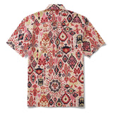 Men's Hawaiian Shirt Short Sleeve Button-down 100% Cotton Black Aloha Ikaika Hawaiian Artisan Shirt