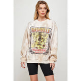 Nashville Graphic Tie Dye