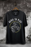 Born To Ride Motorcycle Graphic Top