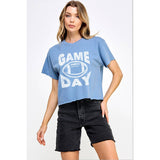 Game Day Vintage  Graphic Crop Top