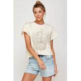 Take Me To Nashville   Vintage Graphic Crop Top
