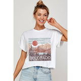 Colorado Vintage  Graphic Crop Top Unisex T-shirt, Sweatshirt, Hoodie, Long Sleeve Tee
