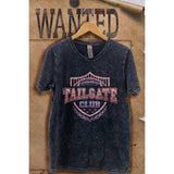 Tailgate Club Mineral Wash Wash Vintage Game Day  Graphic  T
