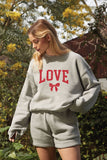 Love Bow  Mid Graphic Sweatshirt