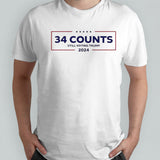 34 Counts Still Voting Trump 2024 shirt