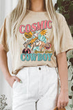 Cosmic Cowboy Mineral Graphic Long Crop Top