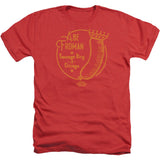 Abe Froman Adult Heather 40% Poly T-shirt