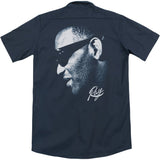 Blue Ray (Back Print) Work Shirt