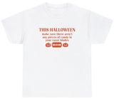 Razor Blade Candy Halloween Tee- Halloween Limited Edition Tee